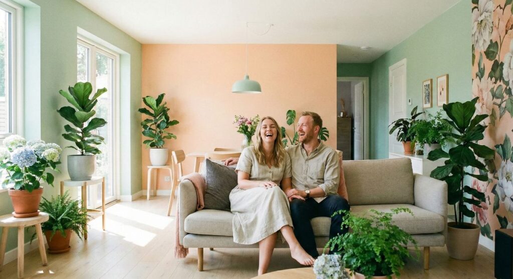 Psychology of wall colours in home design